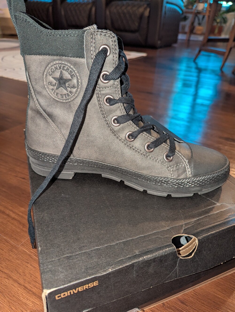 Converse CT Sargent Hi, Elephant Skin Black, Men's 9